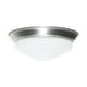 thumbnail image 3 of Lámpara de techo LED 17w, níquel satinado, luz cálida 3000K, 3 of 5