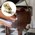 thumbnail image 5 of KAKOWELY 1 Pce Roulette de Piano Texturée Accessoire Roulette de Piano Verticale pour Déplacer le Piano (Doré), 2.76x"X2.01"X1.57 Pouces, 5 of 5