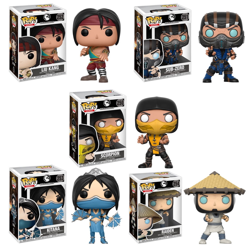 Funko POP! Games - Mortal Kombat Vinyl Figures - SET OF 5 - Walmart.com - Walmart.com