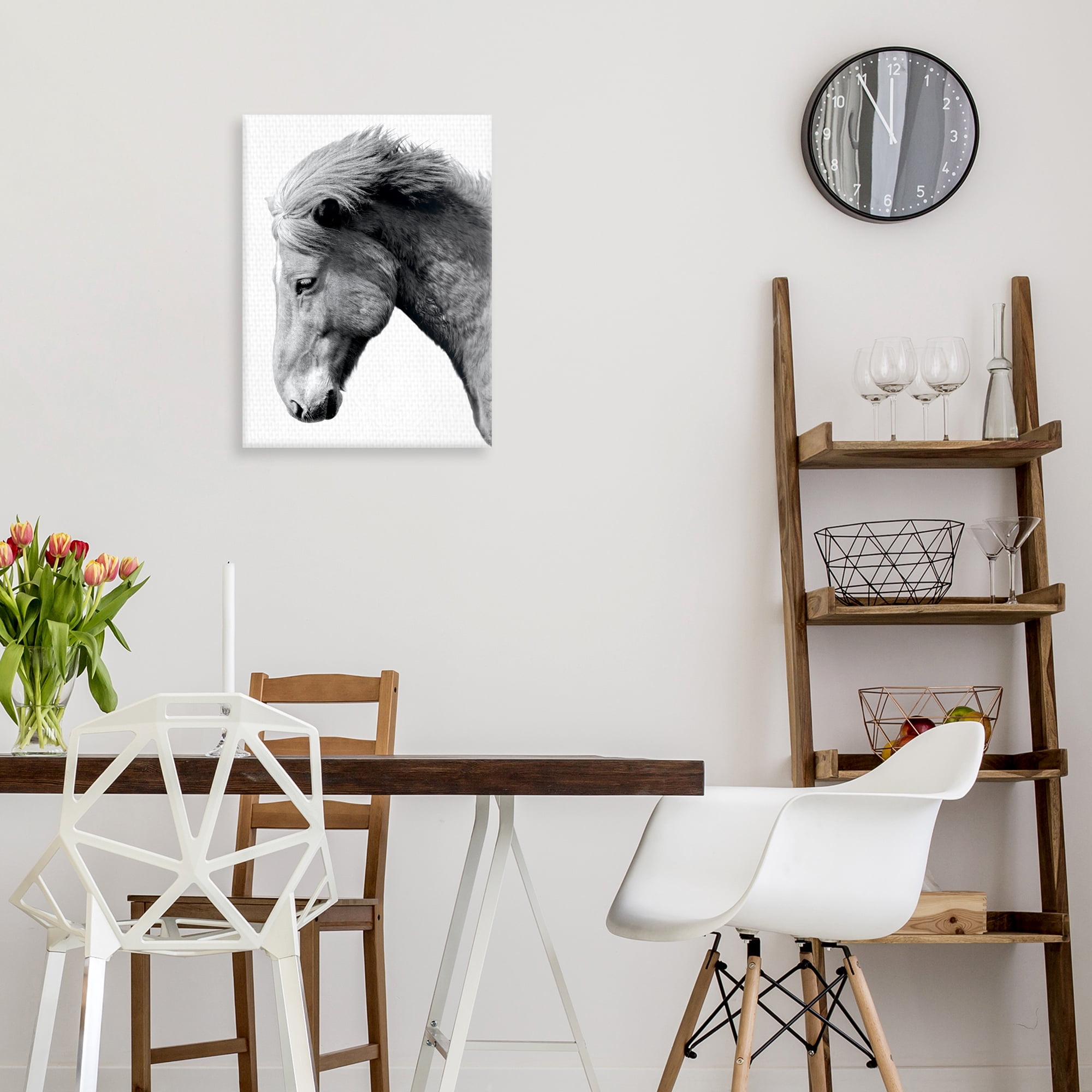 Portrait Gaze by Irene Suchocki Canvas Art Print