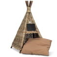 thumbnail image 3 of Pet Hut With Cushion Basket, 3 of 4