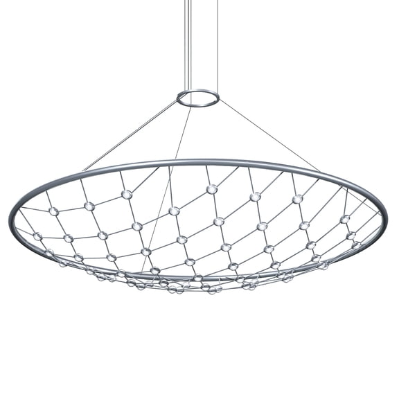 Sonneman 1899.16C Constellation Galaxy Matrix 61" Wide Led Suspension Multi Light Pendant