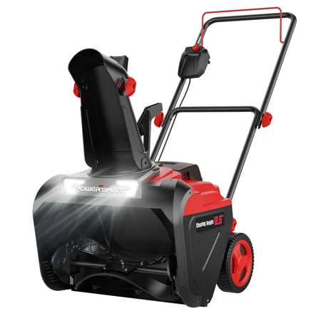 PowerSmart 40V 21'' Single Stage Cordless Snow Blower,Without Battery and Charger ,Outdoor,LED,HB2421