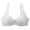 White, variant on UngA Comfortable Bras for Women Plus Size Bra with Underwire Woman's Full Coverage Bra White,95B