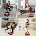 thumbnail image 3 of Shininglove Adjustable Aerobic Step Platform – 4-Level Height (5.9” to 11.8”) with Non-Slip Surface, Supports 250KG – Home Fitness Workout Stepper for Cardio, Strength Training, Core Exercises, 3 of 6