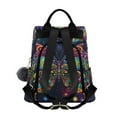 thumbnail image 2 of FORMRS Women's Travel Backpack Purse Anti-Theft Hidden Pockets Casual Shoulder Bag, Psychedelic Butterfly Pattern, 2 of 7