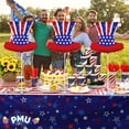 thumbnail image 3 of PMU Patriotic 4th of July Pre-inflated Star Top Hat Balloon 10 Inch Mylar-Foil Balloon with Stick (3/pkg)Pkg/1, 3 of 6