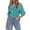 Blue, variant on LIUJUNSHOP Cotton Linen Shirts for Women Loose Fit V Neck Button Comfortable Tops Trendy Blouses Casual