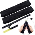 thumbnail image 2 of Black Cotton Towel Grip Super Absorbent Towel Tennis Racket Overgrip Anti-Skid Sweatband Tape Racquet Grip Pro Overgrip Wraps For Tennis Badminton Bike Handle, 2 of 9