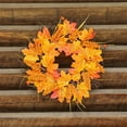 thumbnail image 5 of Xihbxyly Ofertas de Outlet Liquidación de Exceso de Existencias Corona de Flores En Forma de Calabaza y Bayas para Colgar En La Puerta, para Festival En Acción de Gracias, Corona de Flores En Hojas d, 5 of 5