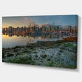 thumbnail image 2 of Beautiful Sunrise at Vancouver Downtown - Seashore Canvas Art Print, 2 of 4