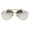 gold silver mirror, variant on Oceanic Gradient Lens Rimless Luxury Designer Fashion Aviator Sunglasses Silver Mirror
