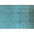 thumbnail image 1 of Ahgly Company Indoor Rectangle Oriental Light Blue Traditional Area Rugs, 2' x 3', 1 of 4