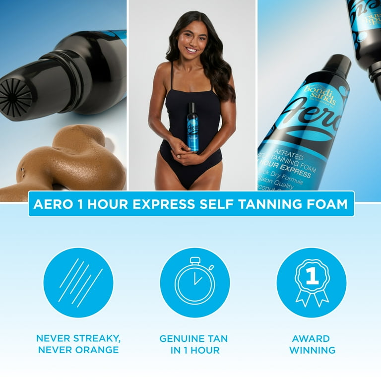 Bondi Sands Aero Aerated Self Tanning Foam 1 Hour Express, 5.71 fl. oz.