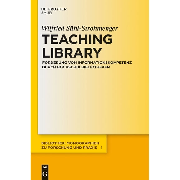 Bibliothek - Monographien Zu Forschung U Teaching Library, Book 1, (Hardcover)