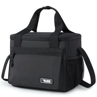 BLACK PORTABLE LUNCH COOLER - Walmart.com