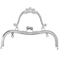 thumbnail image 2 of Purse Metal Purse Frame Kiss Clasp Lock Retro Embossed Handle Hardware Accessories 20.5cm, 2 of 7