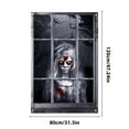 thumbnail image 3 of HBYJLZYG Halloween Horror Curtain Decoration Window Silhouettes Scary Girl And Boy Curtain Decoration, 3 of 5