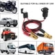 thumbnail image 2 of Conector hembra de 12V y 24V para encendedor de cigarrillos de coche, Conector de pinzas de cocodrilo para batería, Cable de carga de extensión con Clip para batería de coche de 2 pies Active Biensenido a ACTIVE, 2 of 5
