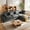 DarkGray, variant on Alupssuc 78" Cloud Sectional Couches for Living Room, Loveseat Modular Boneless Couch, Beige