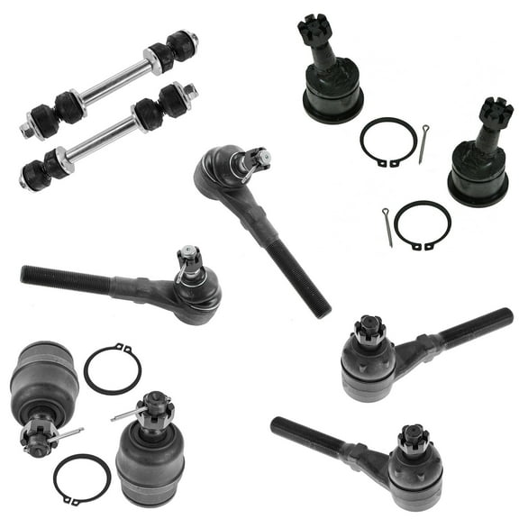 TRQ 10 pc Kit Ball Joint Tie Rod End Sway Bar Link LH RH Set for Ford Lincoln PSA59699 Fits select: 1997-2003 FORD F150, 1997-2002 FORD EXPEDITION
