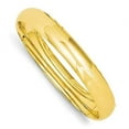 thumbnail image 3 of 14K Yellow Gold 7/16 High Polished Hinged Bangle Bracelet, 3 of 5