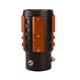 thumbnail image 2 of Tubo de escape trasero de aluminio con cuello de cola universal, ajuste de tubo de escape, estilo industrial, adecuado para tubos de 38 mm a 63 mm, naranja Macarena Garganta trasera del coche, 2 of 8