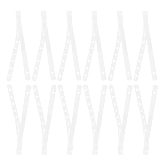 Qijita 20pcs Connection Hanger Space-Saving Clothes Hanger Strips Closet Organizing Supplies