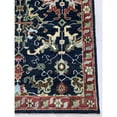 thumbnail image 2 of EORC KC30808NV10X14 Hand Knotted Wool Serapi Design Rug, 10' x 14', Navy / Red Area Rug, 2 of 4