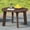 Brown, variant on Outdoor Round Coffee Table, Adirondack Patio Coffee Table, Outdoor Large Side Table for Balcony Lawn (White)