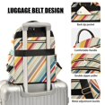 thumbnail image 3 of FORMRS Mini Backpack Purse for Women Travel Daypack Casual Shoulder Bag, Striped Pattern, 3 of 7