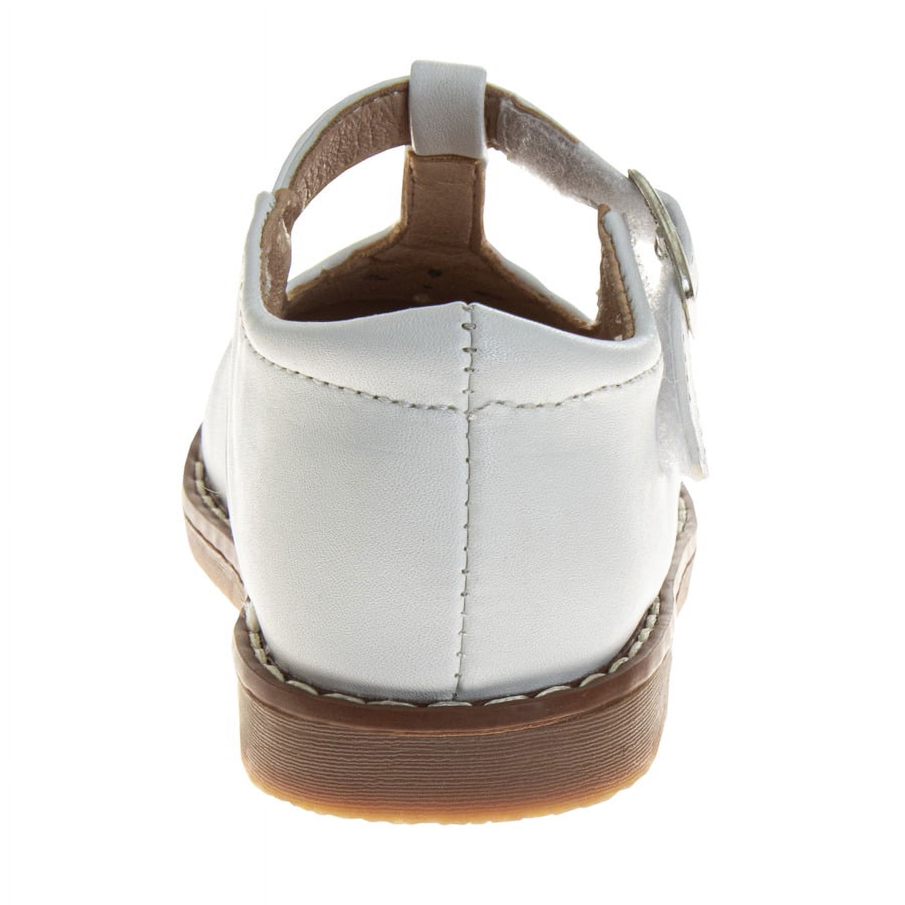 Josmo 8193 Buckle Toddlers' Medium Width Walking Shoes - White, 7.5