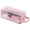 Pink, variant on TUITOONM Multi Layer Clear Mesh Pencil Pouch Double Zipper Side Carry Handle Large Storage for Office Artist Travel Makeup for Adult Users