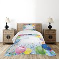 thumbnail image 4 of Ambesonne Party Quilted Bedspread Set 2 Pcs, Celebration Event, Twin Size, Multicolor, 4 of 5