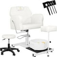 thumbnail image 4 of FAYEAN No Plumbing Pedicure Station with Adjustable Height, 360° Swivel Stool and Footrest for Nail Salon, 4 of 9