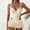 S-White, variant on Rhuody Swimming Suits For Women Lace Trim Tankini Swimsuit Ruffle Bikini Top With High Waisted Bottoms Cute Clothing M White