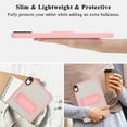 thumbnail image 6 of Shockproof Case for Apple iPad Mini 6th 7th Generation 8.3", Kickstand Slim Fit Rugged Bumper Lightweight Anti-Scratch Bumper Case Cover for iPad Mini 6 7 8.3 Inch 2021/2024,Pink, 6 of 7