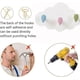 thumbnail image 2 of Cloud Hooks, 3 Pcs, Plastic Hooks for Children, Self-Adhesive Waterproof Cloud Hooks without Drilling, Suitable for Wardrobe, 2 of 5