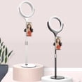 thumbnail image 4 of ruzhgo 20cm Desktop Ring Light Live Ring Light LED Lights Live Broadcast Beauty Fill Light black, 4 of 6