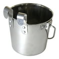 thumbnail image 2 of Stainless Steel Pail, Flat Sided Hook-On with Rivets, 9 qt, 2 of 4