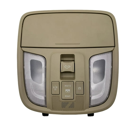 Overhead Console For Kia Sorento, Sunroof Switch Console With Storage Box, Overhead Dome Console Map Reading Light, Replacement OEM 92800-D8110-beige