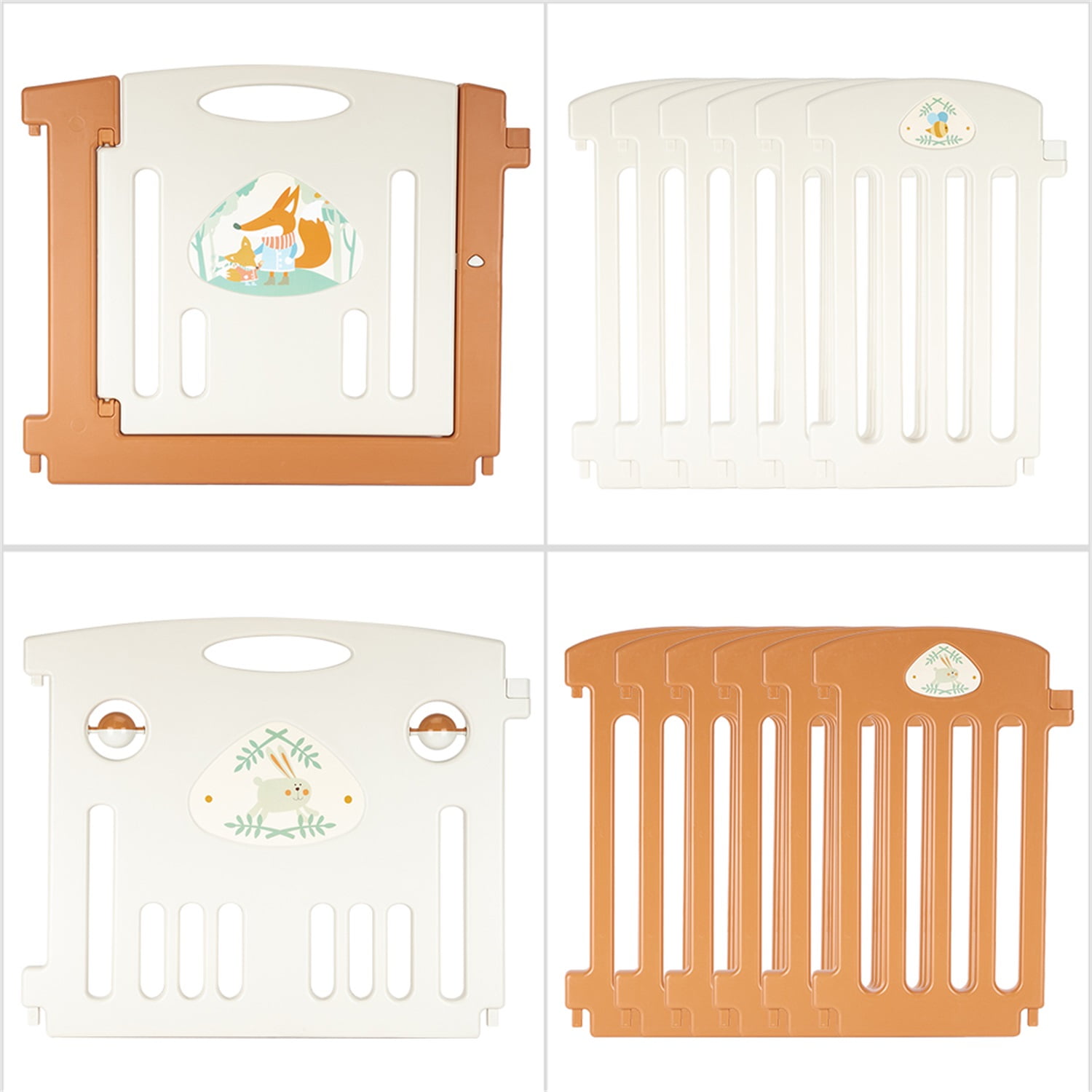 CIPACHO 14 Panel Safety Play Yard for Kids Toddler Baby, Lightweight Panel Play Activity Centre Yard, Cute Flexible Sturdy Play Pen Indoor for Toddler, White CIPACHO 14 Panel Safety Play Yard for Kids Toddler Baby, Lightweight Panel Play Activity Centre Yard, Cute Flexible Sturdy Play Pen Indoor for Toddler, White
