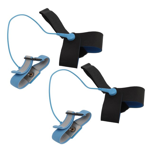 Sangles de Talon Antistatiques, Réglables 2 Pcs Sangles de Talon ESD Réutilisables pour Laboratoire