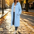 thumbnail image 7 of Ghalytn Women's Long Hooded Zip Up Jacket Fleece Lined Full Zip Long Sleeve Casual Coat with Pockets, 7 of 7