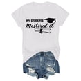 thumbnail image 5 of MEICHEN Graduation Gifts for Her: Senior 2026 Shirts Class Of 2026 T Shirt In My Senior Causal College Graduation Teacher Tee Tops Womens Spring Summer Tops, 5 of 6