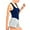 Navy Blue, variant on LAVRA Women's Ribbed Knit Racerback Tank Top