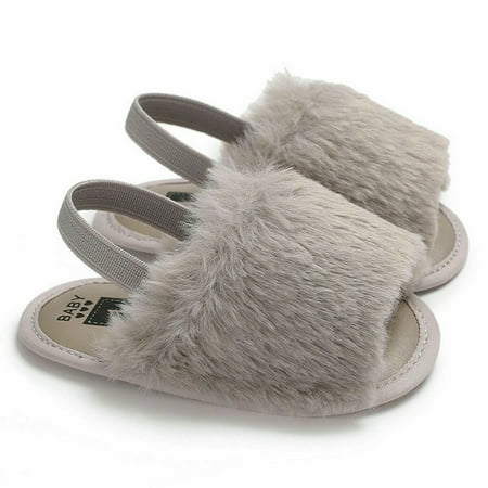 

Kiapeise Baby Summer Sandals Soft Sole Cute Solid Color Anti-Slip Shoes