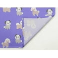 thumbnail image 5 of "S4Sassy Purple Puppies Dog Parties Table Decor Linen Re-Usable Cloth Napkins Set 18 x 18""(Pack of 6)", 5 of 8