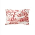 thumbnail image 4 of Malaika Red Decor Pillow (Feather Insert) 14"x20" Rectangle, 4 of 5