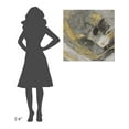 thumbnail image 4 of Global Gallery Albena Hristova 'Arroyo Gold and Black' Canvas Wall Art, 4 of 4